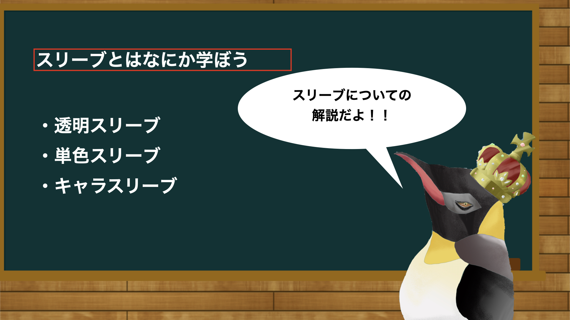 スリーブとは スリーブの種類編 どんかくんのペンギン部屋 スリーブとは スリーブの種類編 どんかくんのペンギン部屋